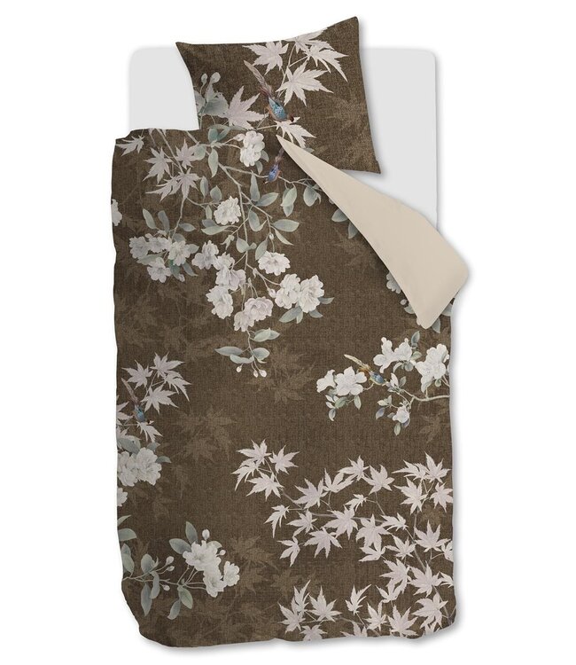 Beddinghouse Dekbedovertrek Thalasa Bruin