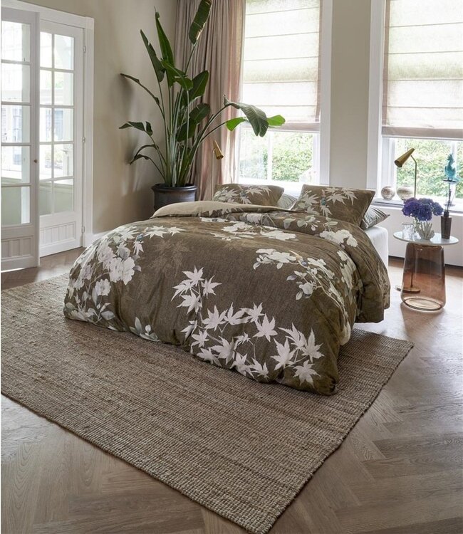 Beddinghouse Dekbedovertrek Thalasa Bruin 140 x 200/220