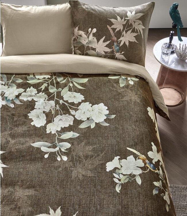 Beddinghouse Dekbedovertrek Thalasa Bruin 240 x 200/220