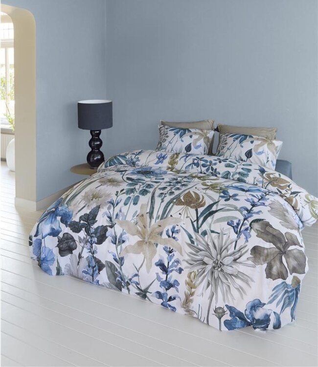 Beddinghouse Dekbedovertrek Sybil Blauw 140 x 200/220
