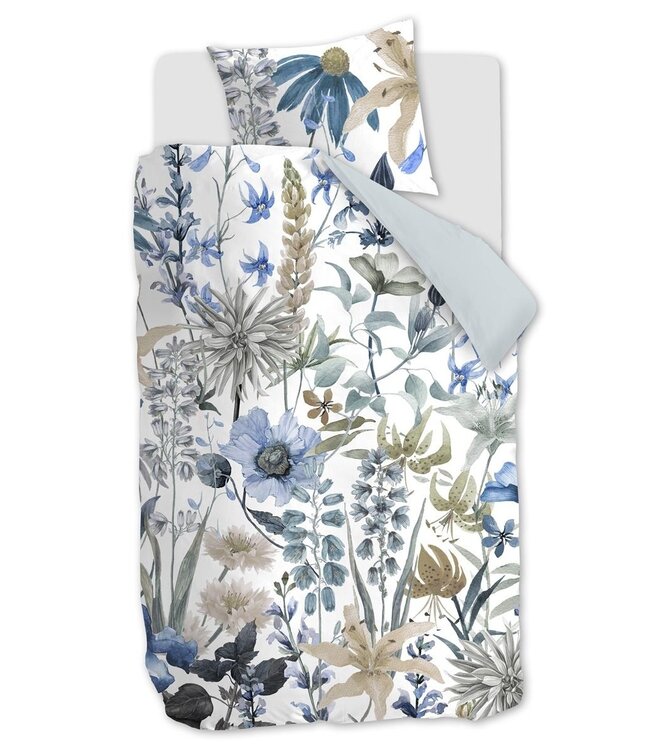 Beddinghouse Dekbedovertrek Sybil Blauw 140 x 200/220