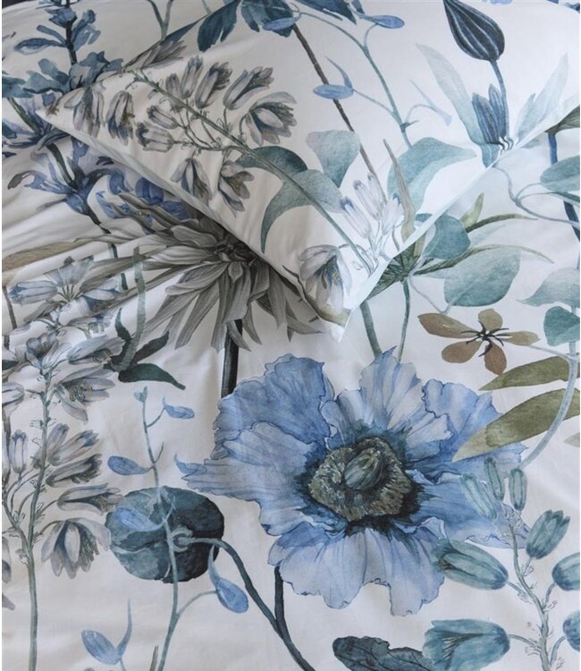 Beddinghouse Dekbedovertrek Sybil Blauw 200 x 200/220
