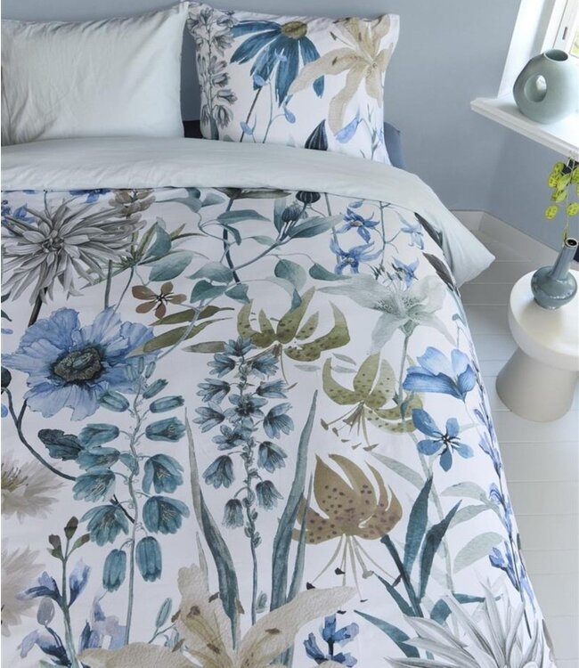 Beddinghouse Dekbedovertrek Sybil Blauw 240 x 200/220