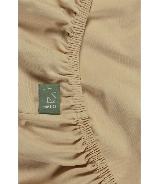 Dutch Design Topper Hoeslaken Organic Jersey Sand