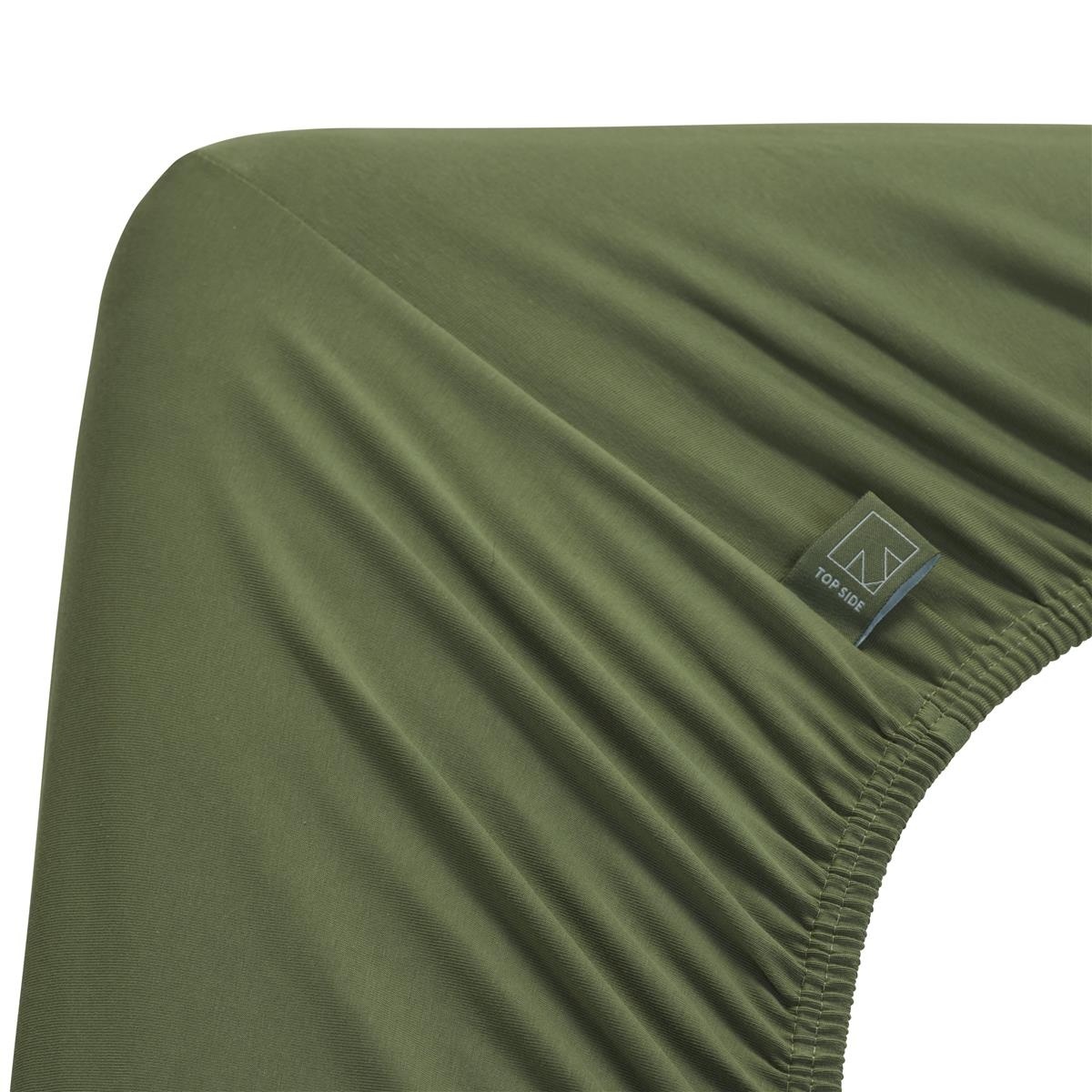 Dutch Design Topper Hoeslaken Organic Jersey Green