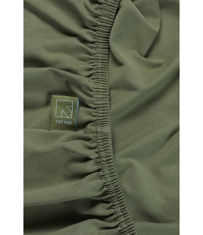 Dutch Design Topper Hoeslaken Organic Jersey Green