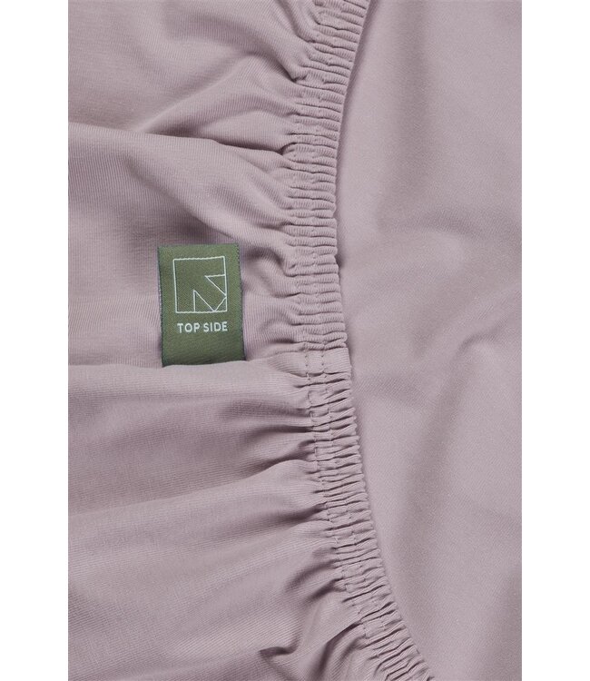 Dutch Design Topper Hoeslaken Organic Jersey Lila