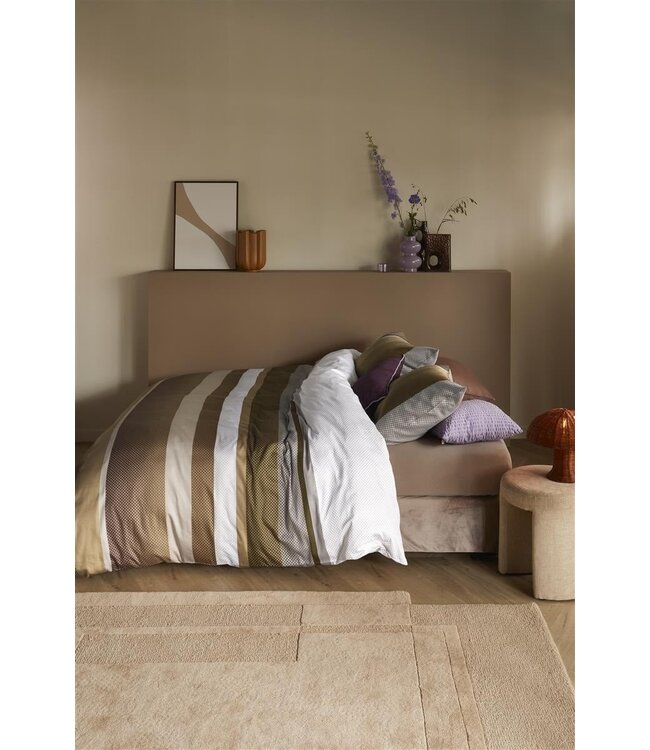 Beddinghouse Dekbedovertrek Rhys Goud 200 x 200/220