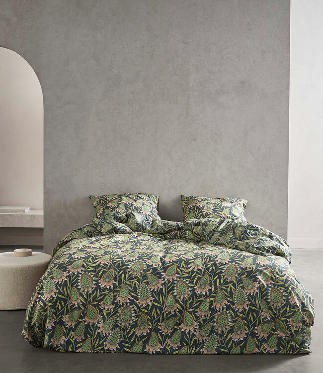 Ritzzz Dekbedovertrek Fmet rits (3 zijdes) Fela Sloe Blue