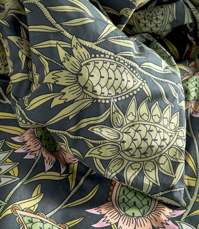 Ritzzz Dekbedovertrek Fmet rits (3 zijdes) Fela Sloe Blue