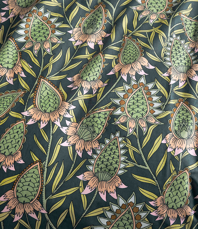 Ritzzz Dekbedovertrek Fmet rits (3 zijdes) Fela Sloe Blue