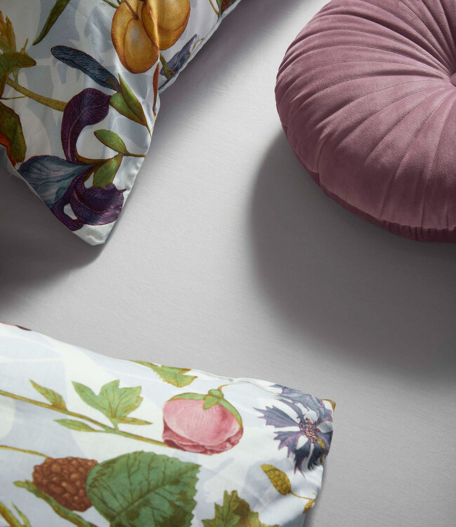 Ritzzz Dekbedovertrek met rits (3 zijdes) Phaedra Hazy Blue