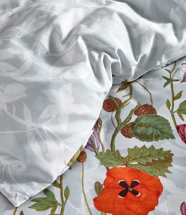 Ritzzz Dekbedovertrek met rits (3 zijdes) Phaedra Hazy Blue