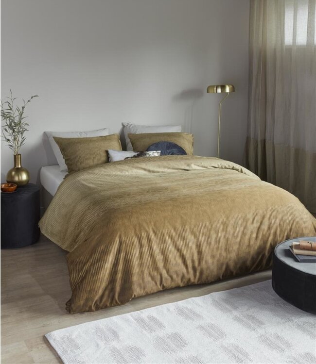 Beddinghouse Dekbedovertrek Lexi Goud 200 x 200/220