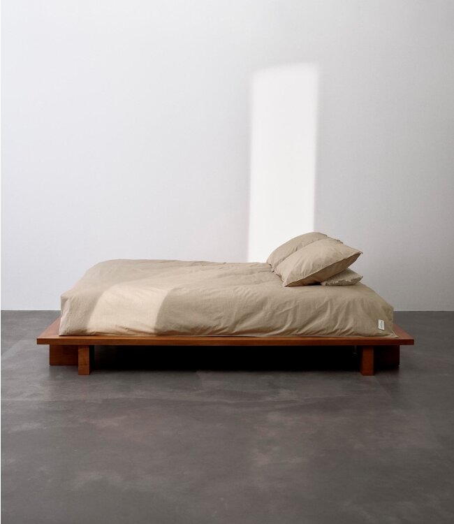 Marc O'Polo Dekbedovertrek Tove Dark Sand