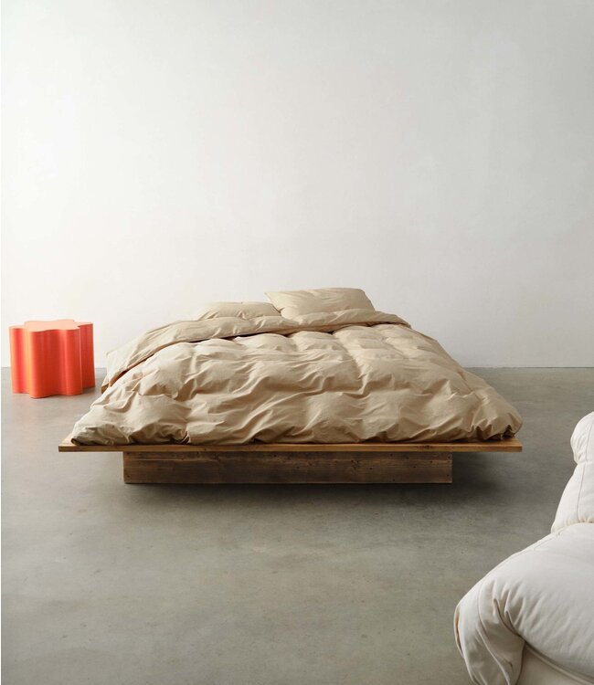 Marc O'Polo Dekbedovertrek Tove Dark Sand