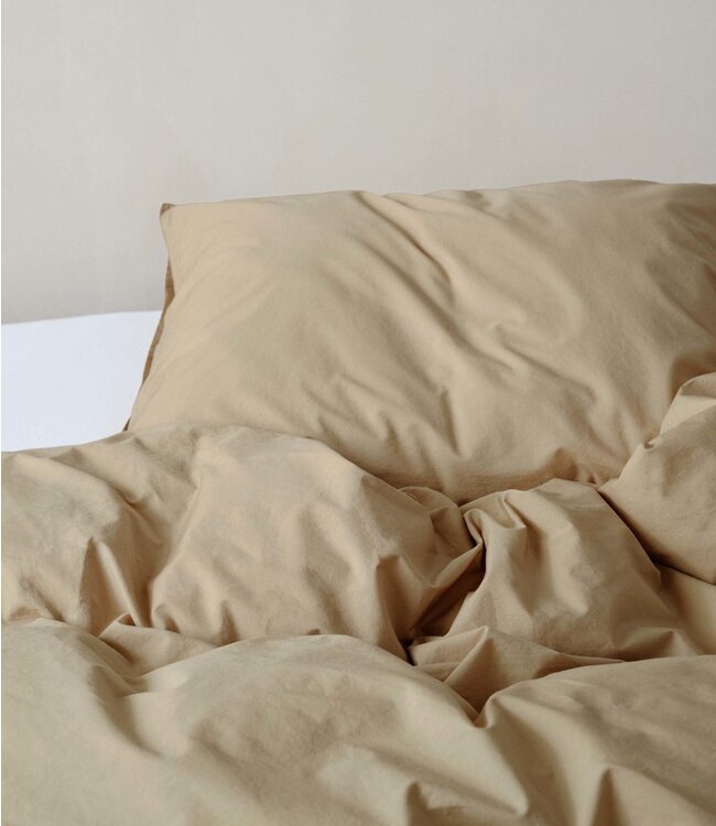 Marc O'Polo Dekbedovertrek Tove Dark Sand