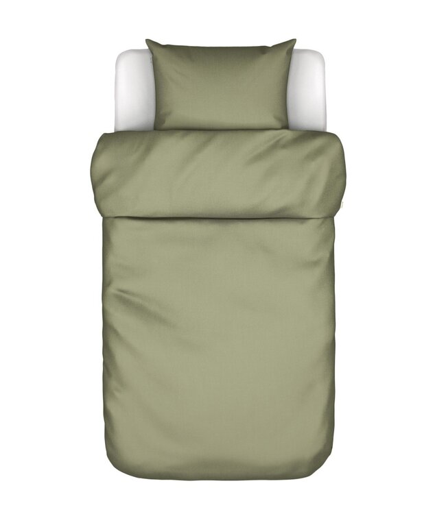 Marc O'Polo Dekbedovertrek Tove Moss Green