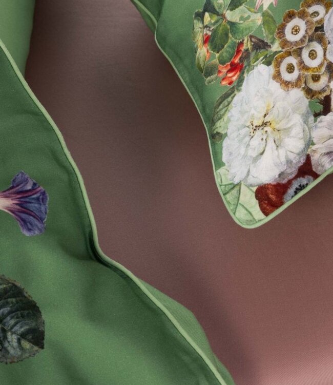 Essenza Dekbedovertrek Laurine Shale Green 240 x 200/220