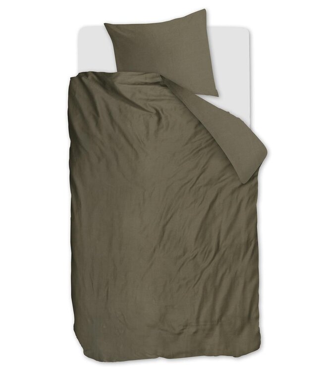 Beddinghouse Dekbedovertrek Change Olijfgroen