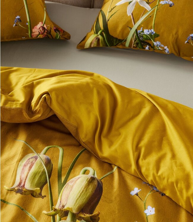 Essenza Dekbedovertrek Ficaria Flower Ochre