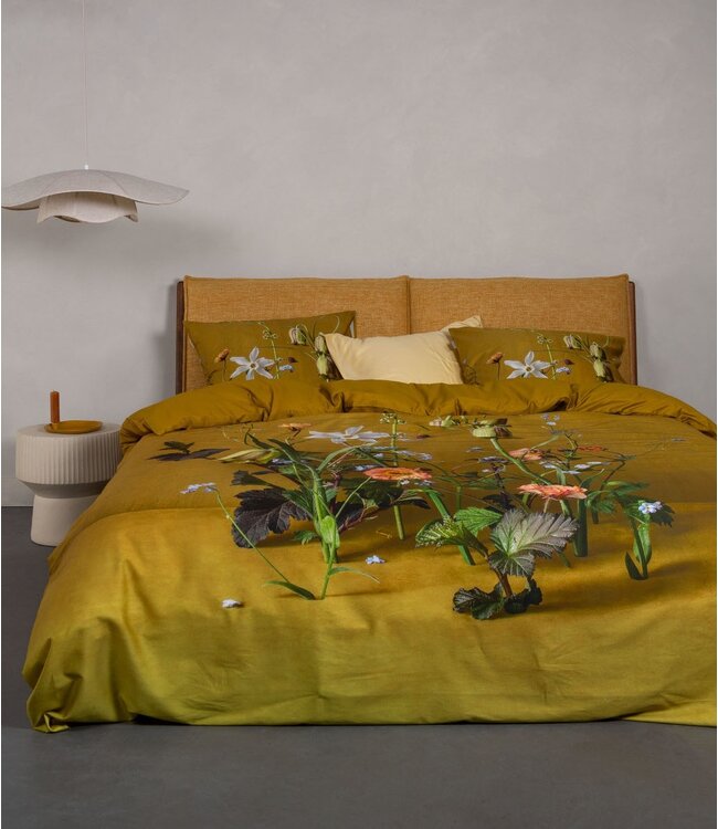 Essenza Dekbedovertrek Ficaria Flower Ochre