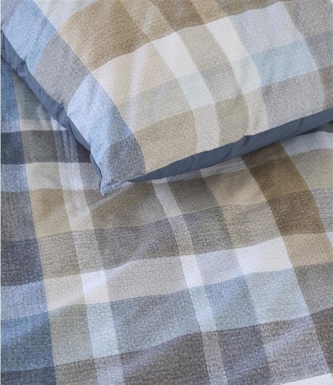 Beddinghouse Dekbedovertrek Eliot Blauw 200 x 200/220