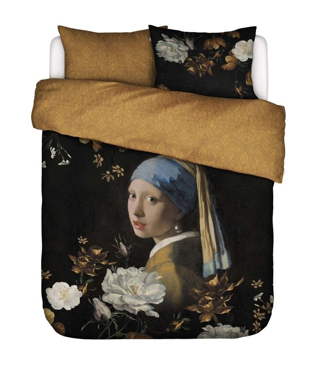 Essenza Dekbedovertrek Floral Girl Zwart 260 x 200/220