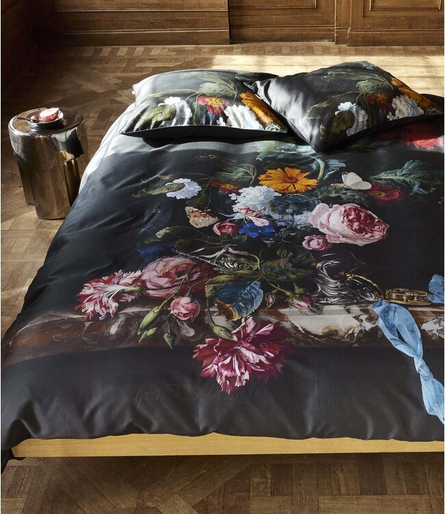 Essenza Dekbedovertrek Gwendolyn Darkest Green 200 x 200/220