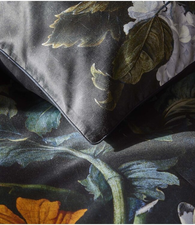 Essenza Dekbedovertrek Gwendolyn Darkest Green 200 x 200/220