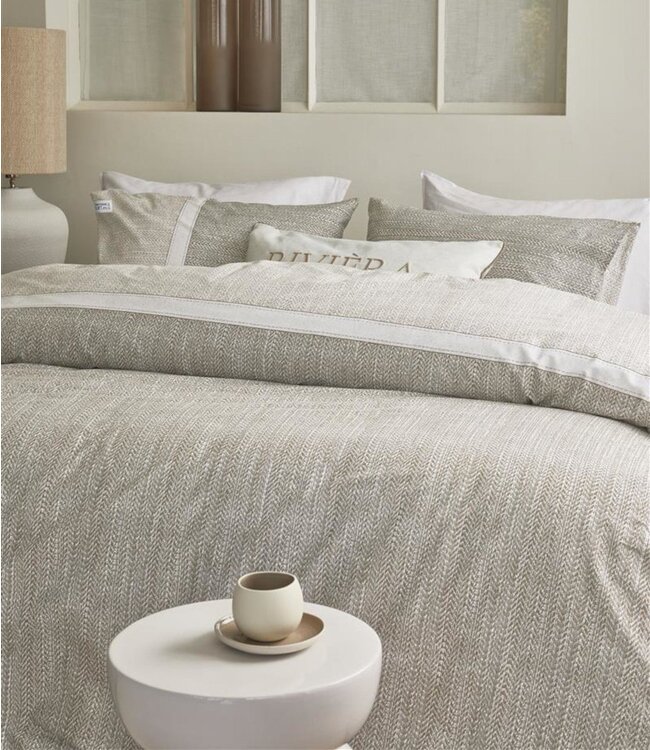 Rivièra Maison Dekbedovertrek Amsterdam Loft Sand 200 x 200/220