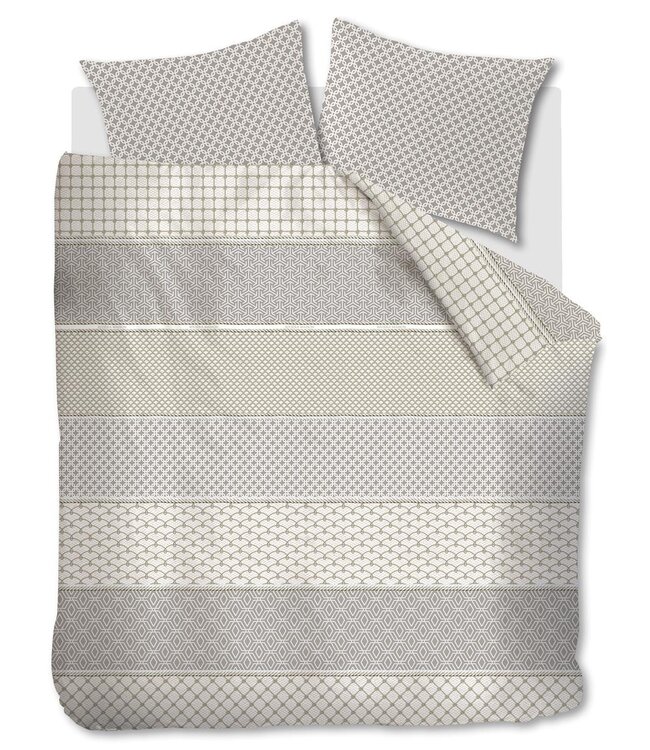 Rivièra Maison Dekbedovertrek Ropes Taupe