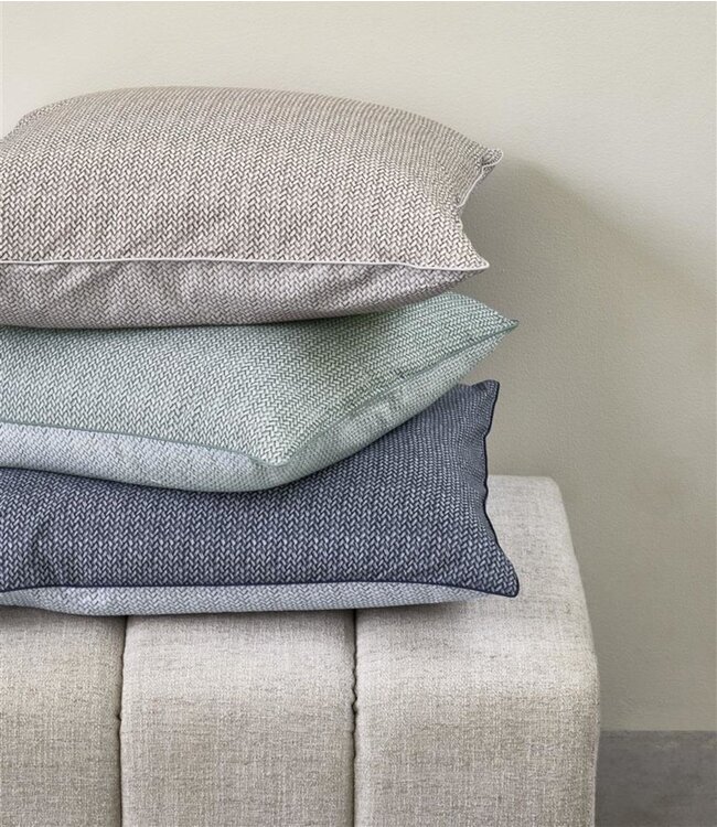 Rivièra Maison Dekbedovertrek Twisted Blauw 200 x 200/220