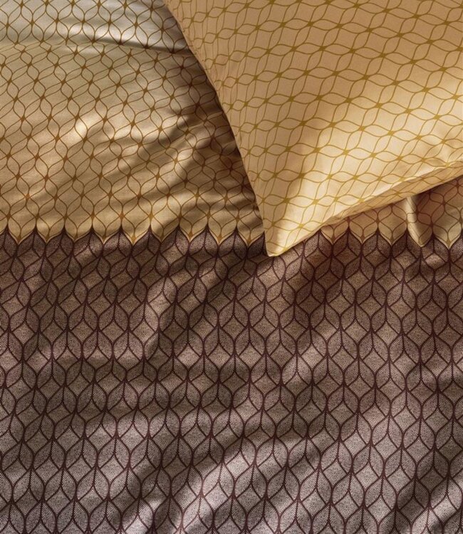 Beddinghouse Dekbedovertrek Ariel Mauve 200 x 200/220