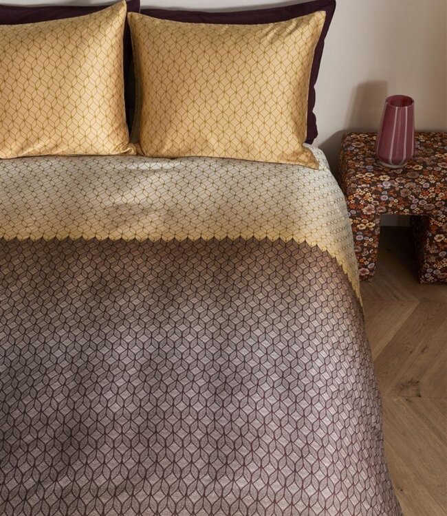 Beddinghouse Dekbedovertrek Ariel Mauve 140 x 200/220