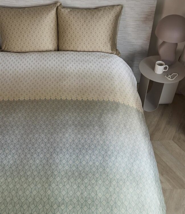 Beddinghouse Dekbedovertrek Ariel Blauw Groen 260 x 200/220