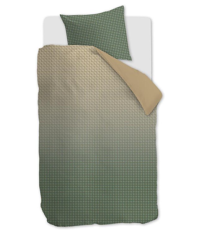 Beddinghouse Dekbedovertrek Alvaro Groen 140 x 200/220