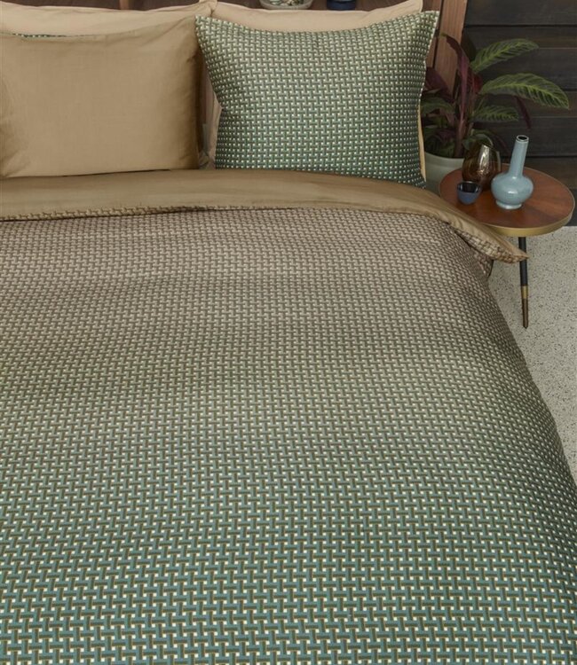 Beddinghouse Dekbedovertrek Alvaro Groen 260 x 200/220