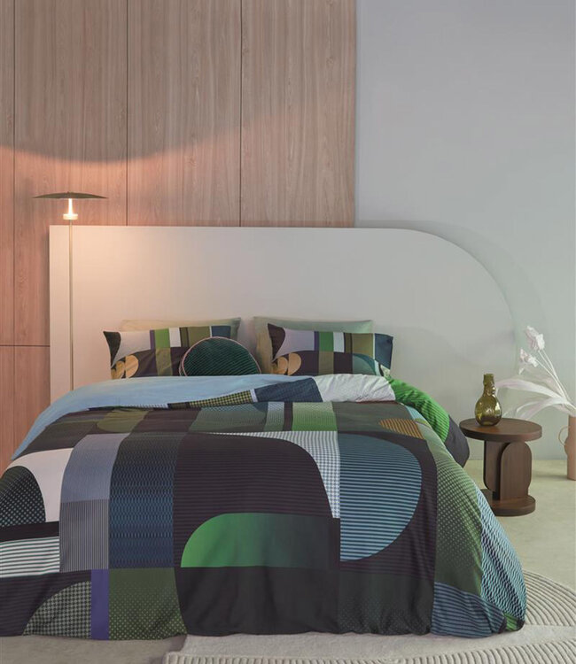 Kardol  Dekbedovertrek Utopia  Blue Green 140 x 200/220