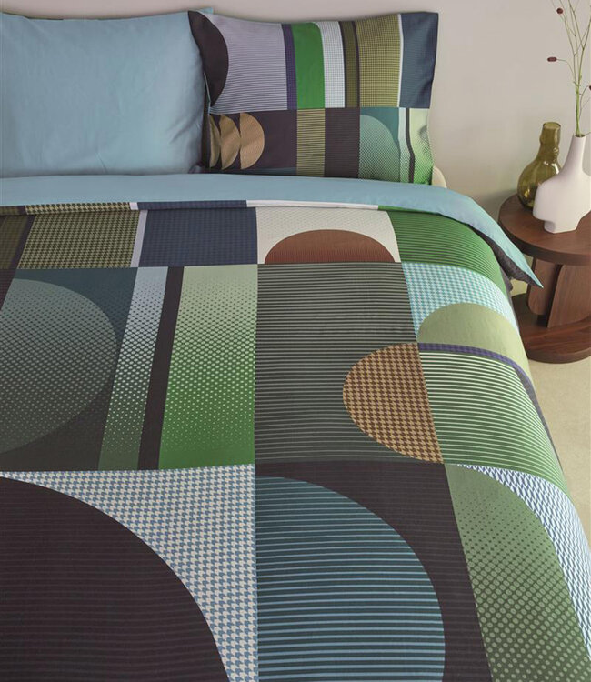 Kardol  Dekbedovertrek Utopia  Blue Green 140 x 200/220