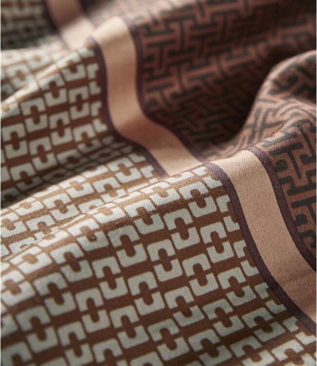 Kardol  Dekbedovertrek Mimic Steenrood 140 x 200/220