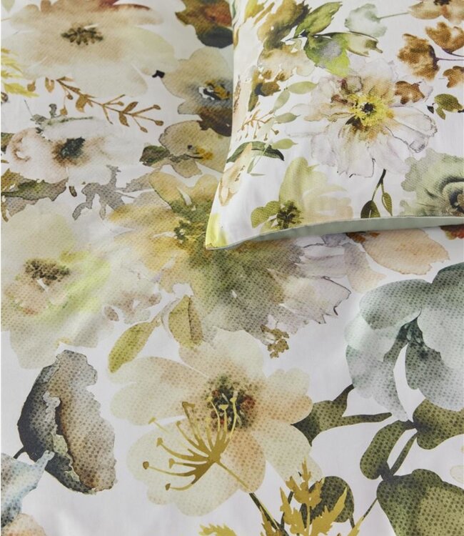 Kardol  Dekbedovertrek Aquitane Green 140 x 200/220