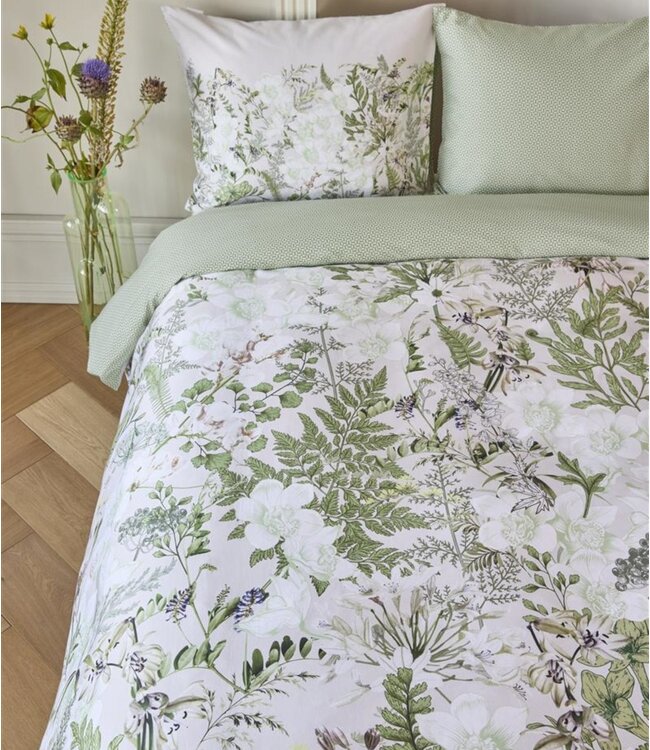 Kardol  Dekbedovertrek Pastiche Green 140 x 200/220