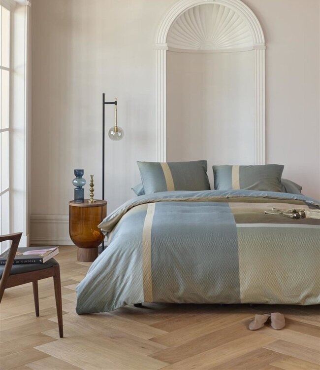 Kardol  Dekbedovertrek Sloane Square Blue Grey 260 x 200/220
