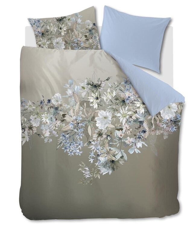 Kardol  Dekbedovertrek Saffron Blue Grey  240 x 200/220