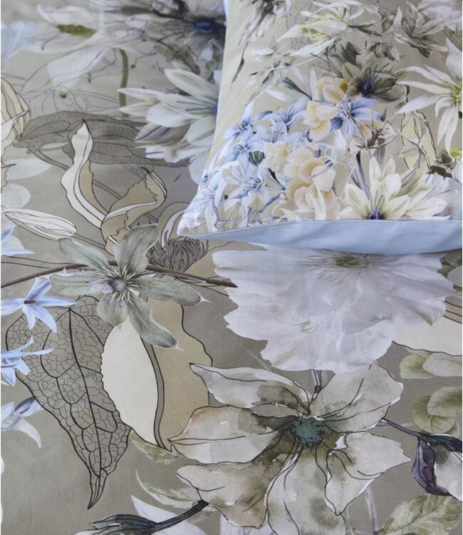 Kardol  Dekbedovertrek Saffron Blue Grey  240 x 200/220