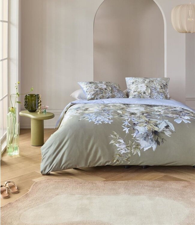 Kardol  Dekbedovertrek Saffron Blue Grey  240 x 200/220