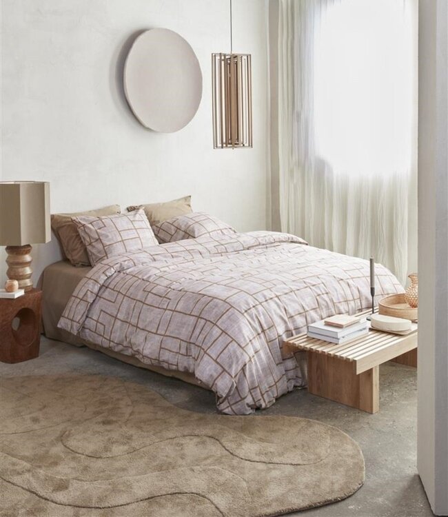 VT WONEN Dekbedovertrek Pojagi Terra  240 x 200/220