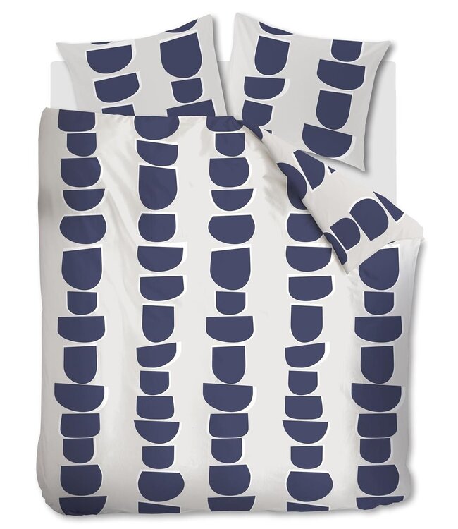 Ritzzly Dekbedovertrek met rits  Moons Indigo