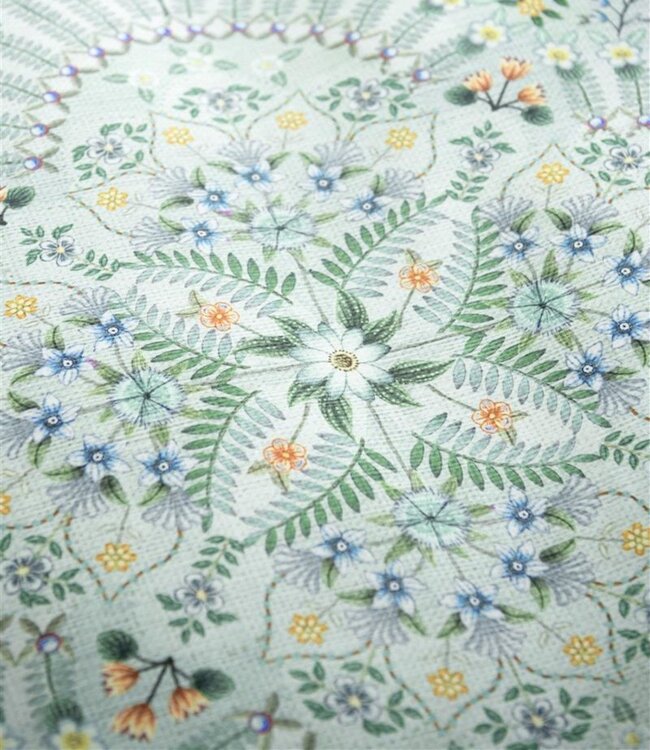 Pip Studio Dekbedovertrek Alfombra Lichtblauw 240 x 200/220